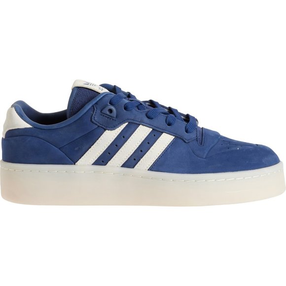 NEW adidas Rivalry Lux Low Basketball Shoes - Leather  Blue/Ivory For Men 252 - Picture 4 of 8